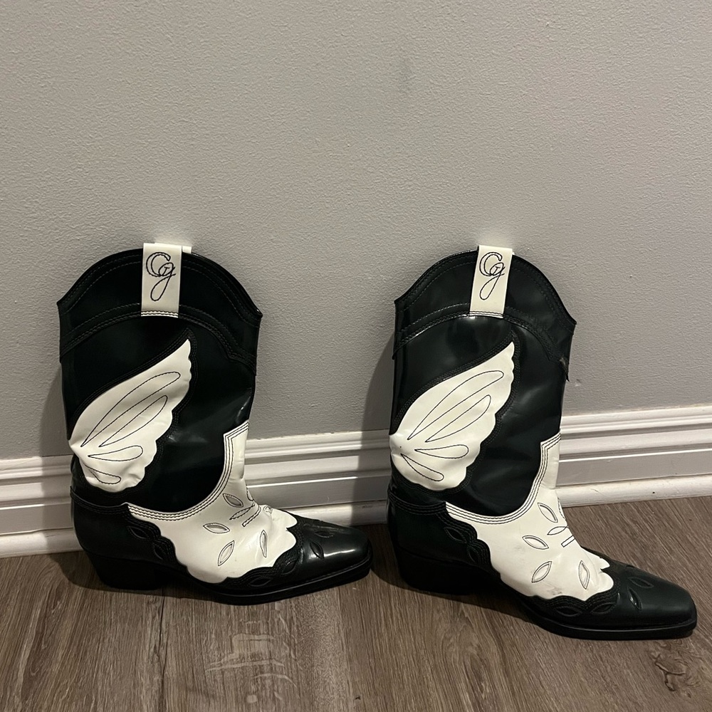 GANNI OG COWBOY BOOT SIZE 39